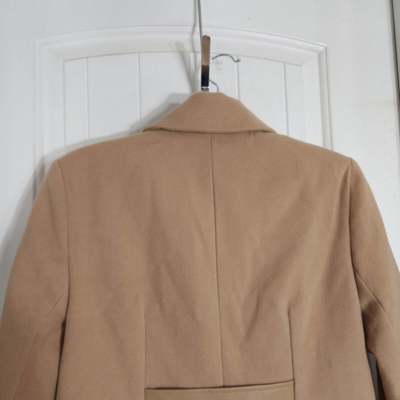 Cabi Womens Coat Heritage Camel Brown Longline Double Breasted Trench Jacket M - Picture 10 of 14